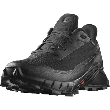 Salomon Alphacross 5 Gore-Tex Damen Wasserdichte Trailrunningschuhe, Starker Grip, Wasser- und Wetterschutz, Anhaltender Komfort, Black, 2/3 im Sale